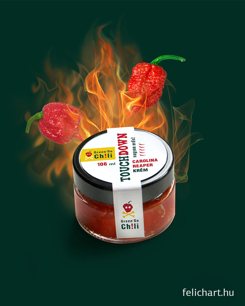 GreenGo Chili csomagolás arculattervezés Felichart Design