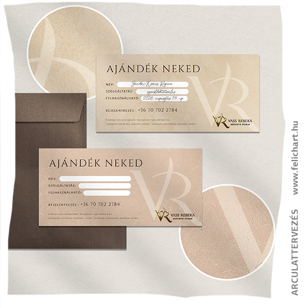 Ajándékkártya kisvállalkozásoknak – egyedi arculattervezés: aFelichart Design
