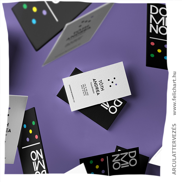 Igényes névjegykártya kisvállalkozóknak – arculattervezés: Felichart Design