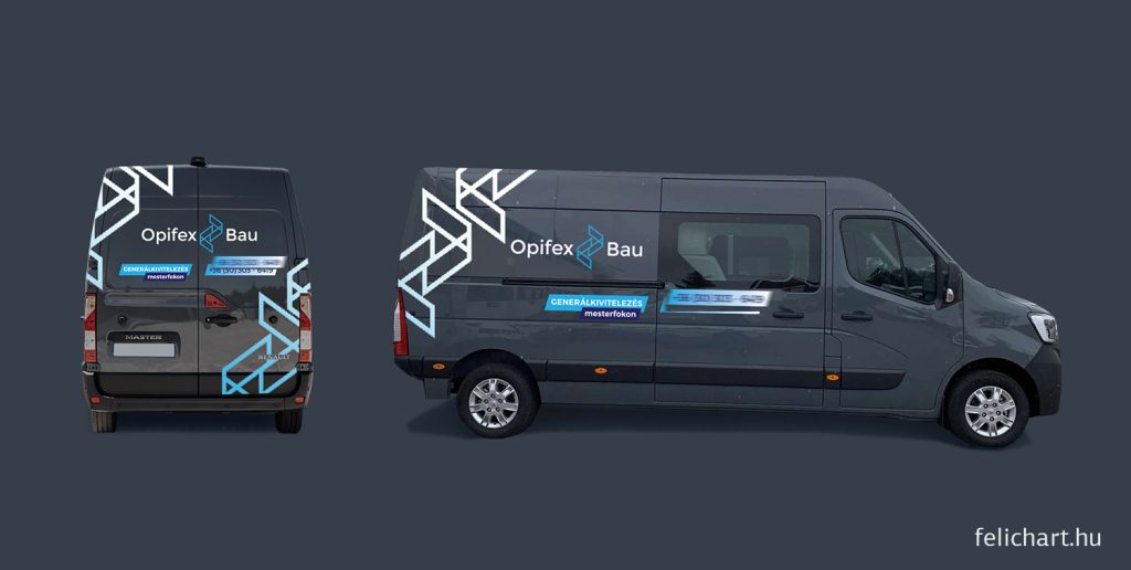 Egyedi járműdekor tervezés Felichart Design szabadúszó grafikustól, márkához igazított látványos dizájnnal.